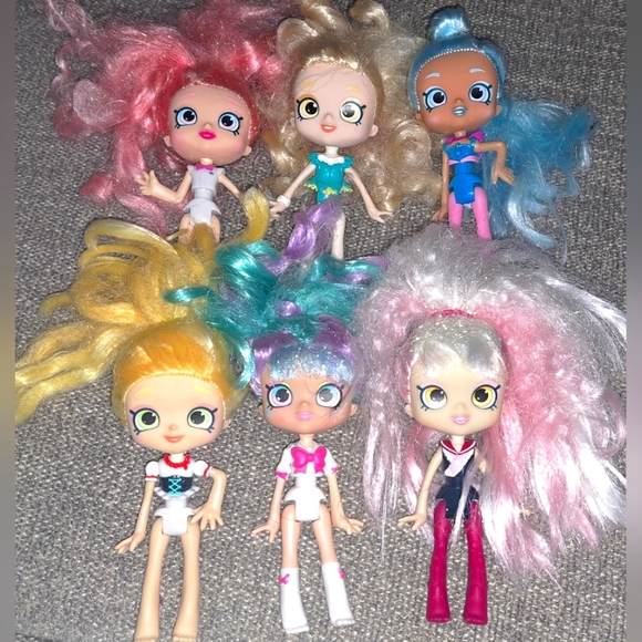 Lot of Six Shopkin Shoppies (Bag #4) - Picture 1 of 3